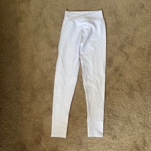 White muscle sisters leggings